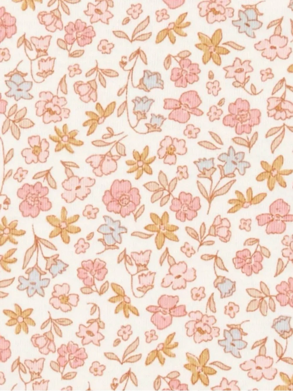Carter’s 5-Pack Pink & Cream Printed Baby Onsies